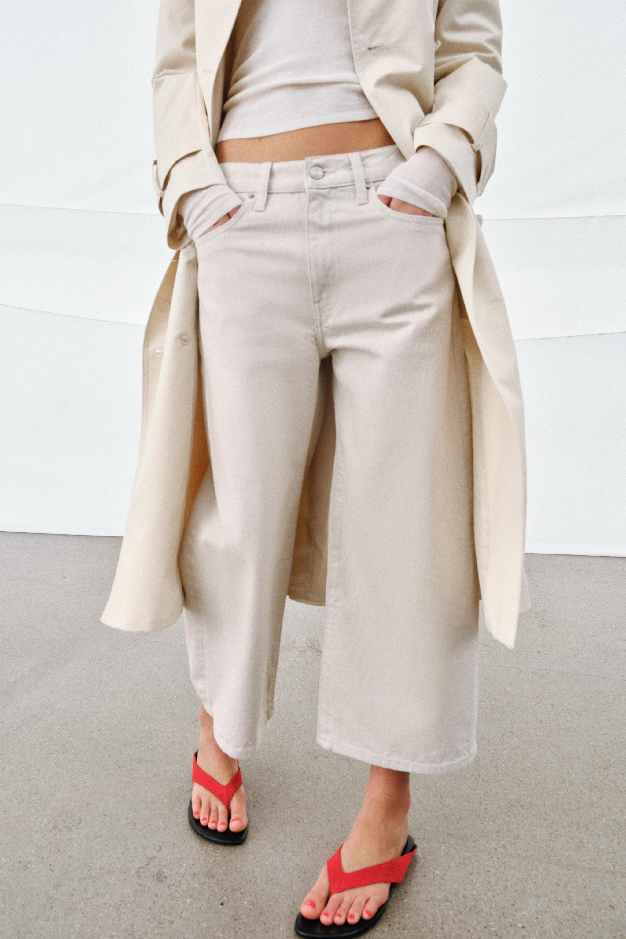 ZW COLLECTION MID-RISE CULOTTE JEANS